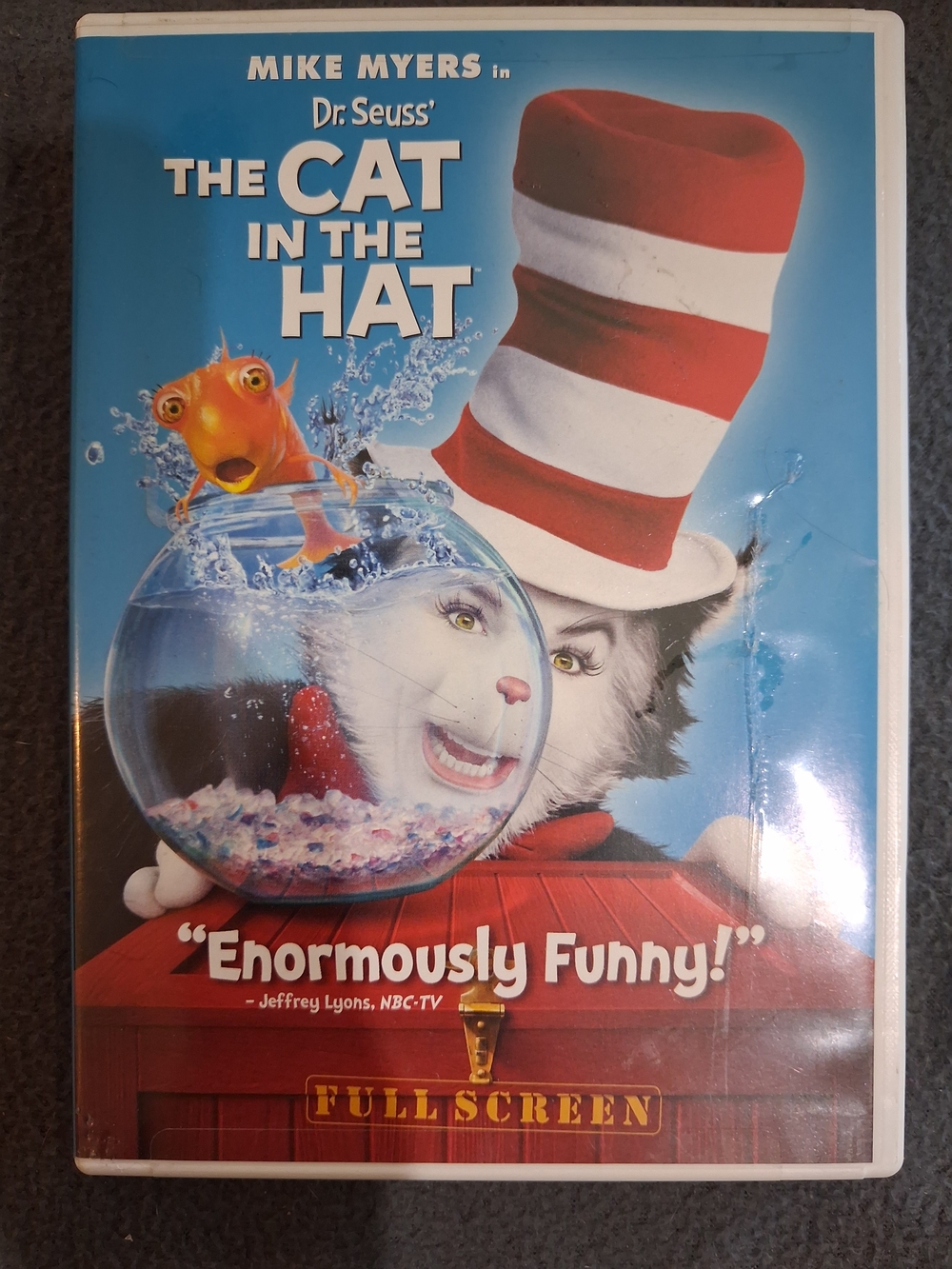 The Cat in the Hat DVD – White & Red